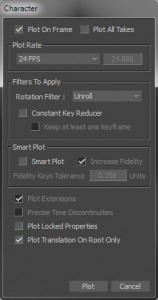 Plot Properties Window