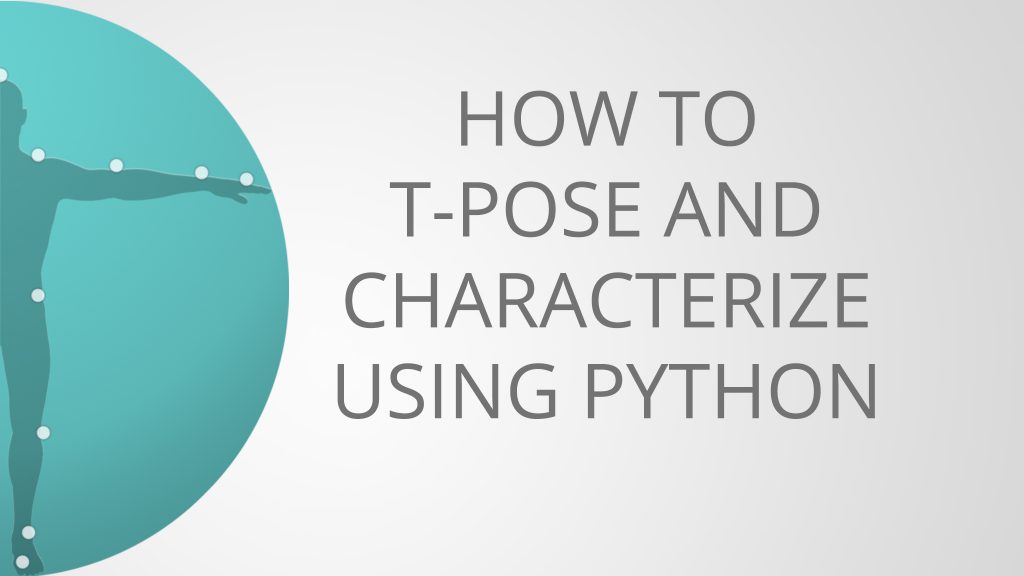 tpose & Characterize MotionBuilder Python Mocappys