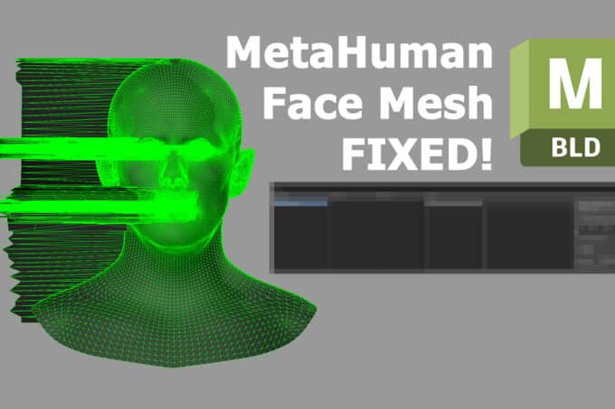 metahuman face mesh in motionbuilder